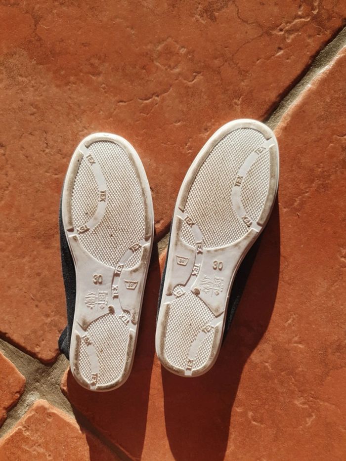 basanes taille 30 noires tex - photo numéro 3