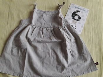 Robe coton Petit Bateau 6m neuve