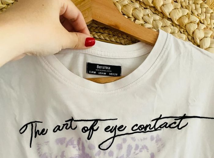 T-shirt à manches courtes Bershka taille M parfait état - photo numéro 3