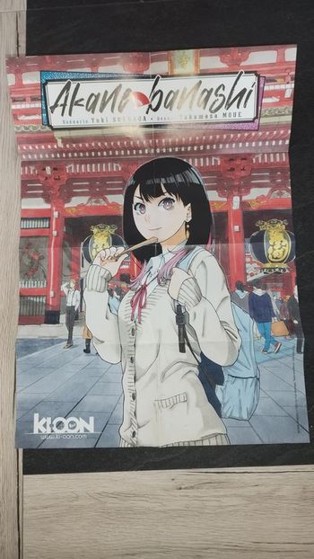 Poster Akane Banashi manga / anime affiche ki-oon