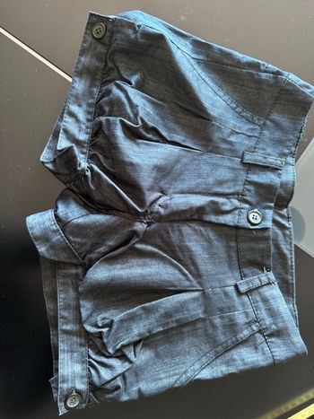 Short bouffant bleu foncé XS