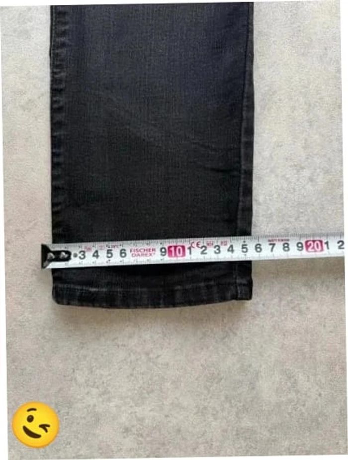 Jeans Levi's Classic Mid Rise Skinny W28 FR38 L28 coupe skinny noir Femme Women pan523b - photo numéro 5