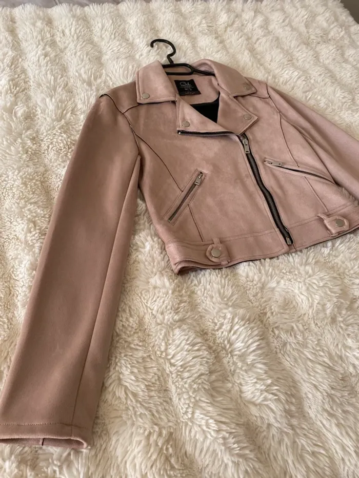 Perfecto court rose poudré taille 34 - photo numéro 2