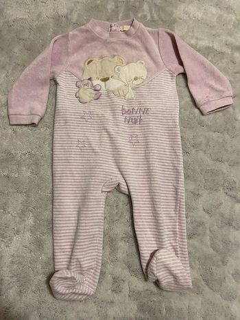 Pyjama velours - Baby by Gemo - 9 mois