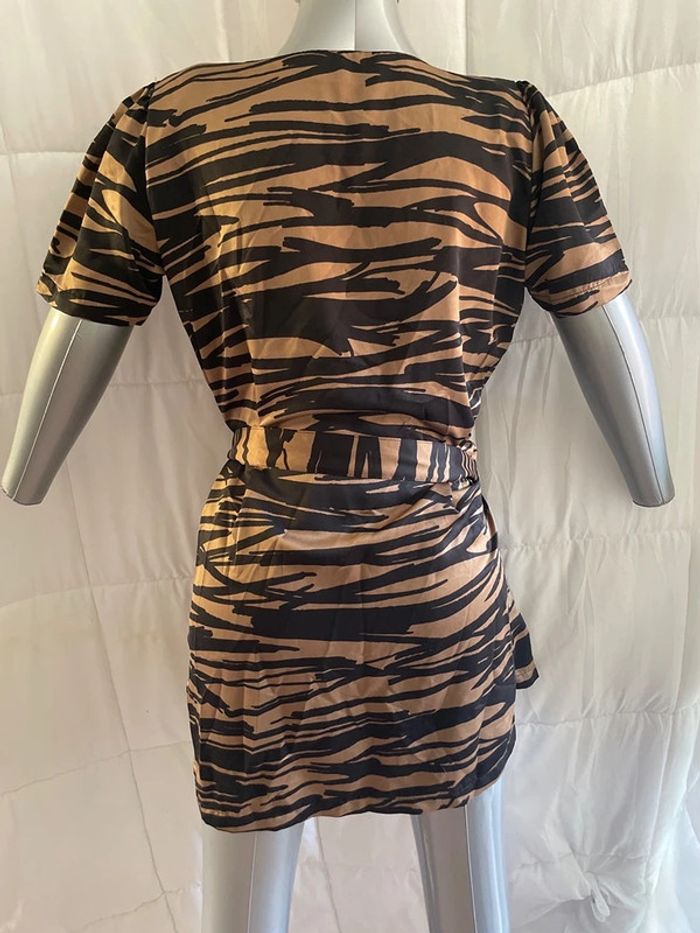 robe midi sans marque marron taille 42 - photo numéro 3
