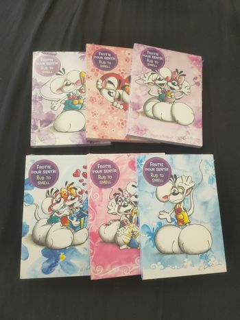 Carnets blocs Diddl x6 en formats A6 Diddl is back neuf emballé OVP