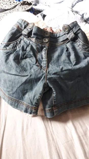 Short en jean