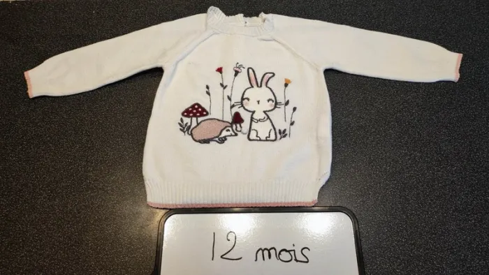 pull taille 12 mois