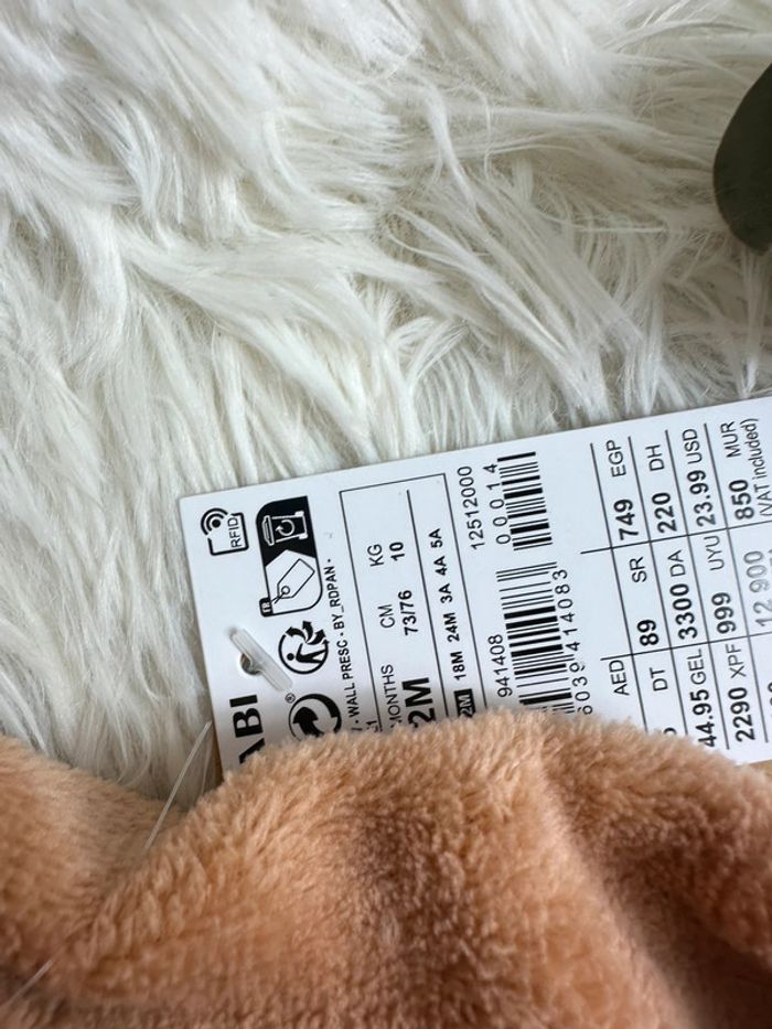 Pyjama deux pièces Kiabi taille 12 mois - photo numéro 5