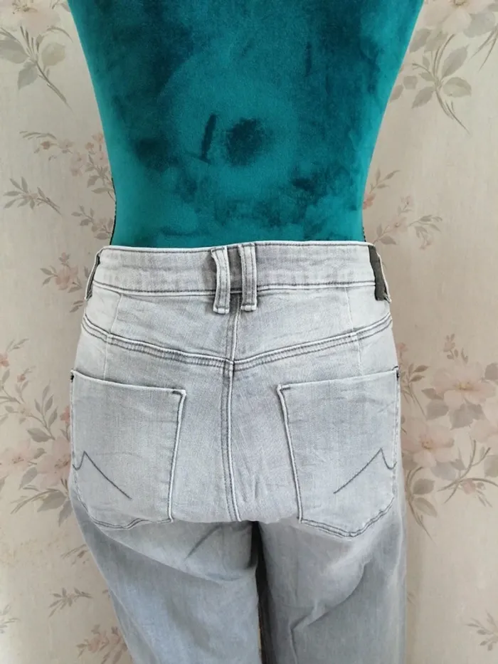 Jeans gris skinny high rise / C&A / (40) - photo numéro 5