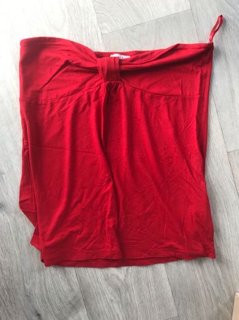Bustier rouge pimkie