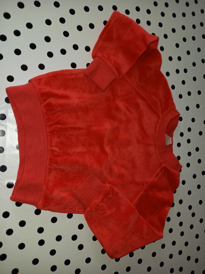 Pull velours garçon 3 ans