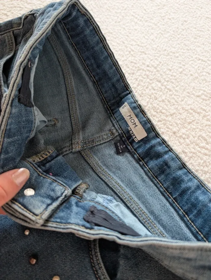 👖 Jean perles mom ajustable Kiabi – S - photo numéro 5