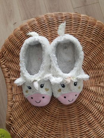 Jolis chaussons licorne