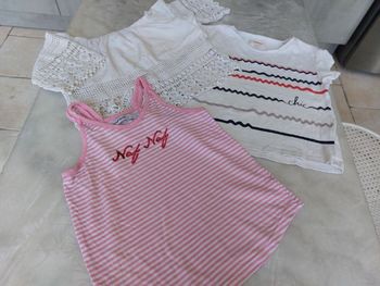 Lot 3 hauts filles 5-6 ans