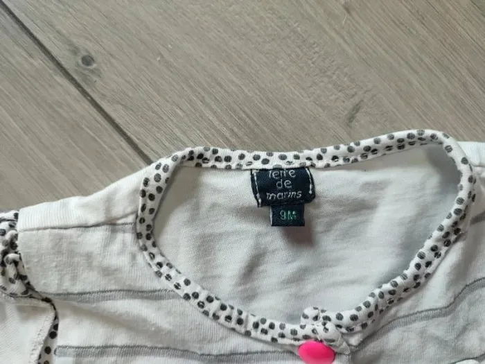 Ensemble t-shirt et leggings terre de marins 9 mois - photo numéro 5