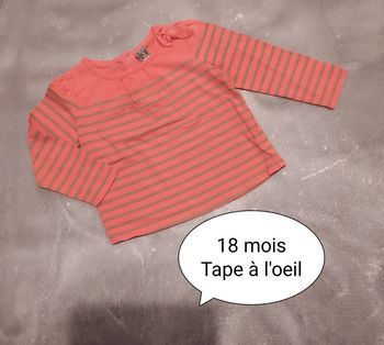 T-shirt manches longues 18 mois Tape à l'oeil