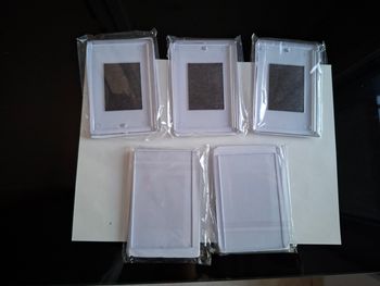 Lot petit cadre photo à aimant x5