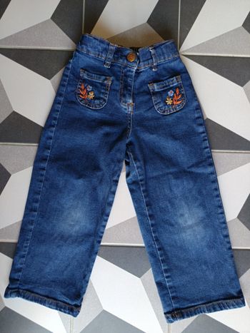 Jean poches fleuries Sergent major 4 ans