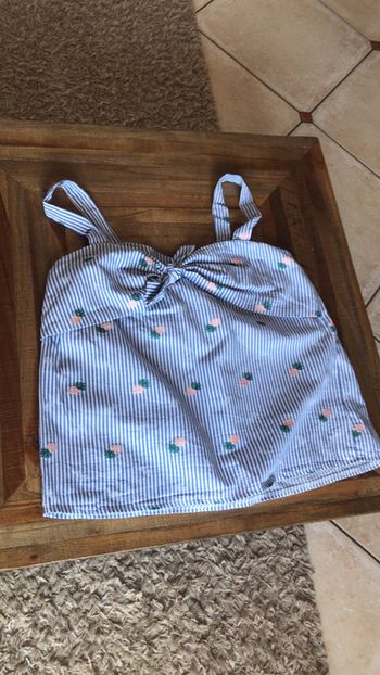 Débardeur rayure et ananas