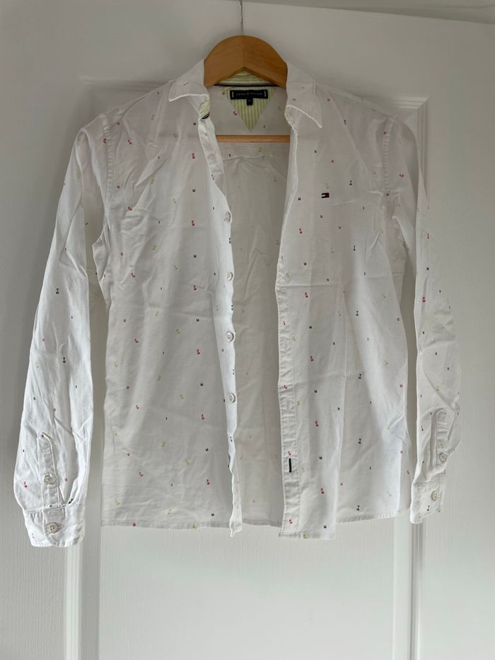 Chemise blanche motifs - photo numéro 2