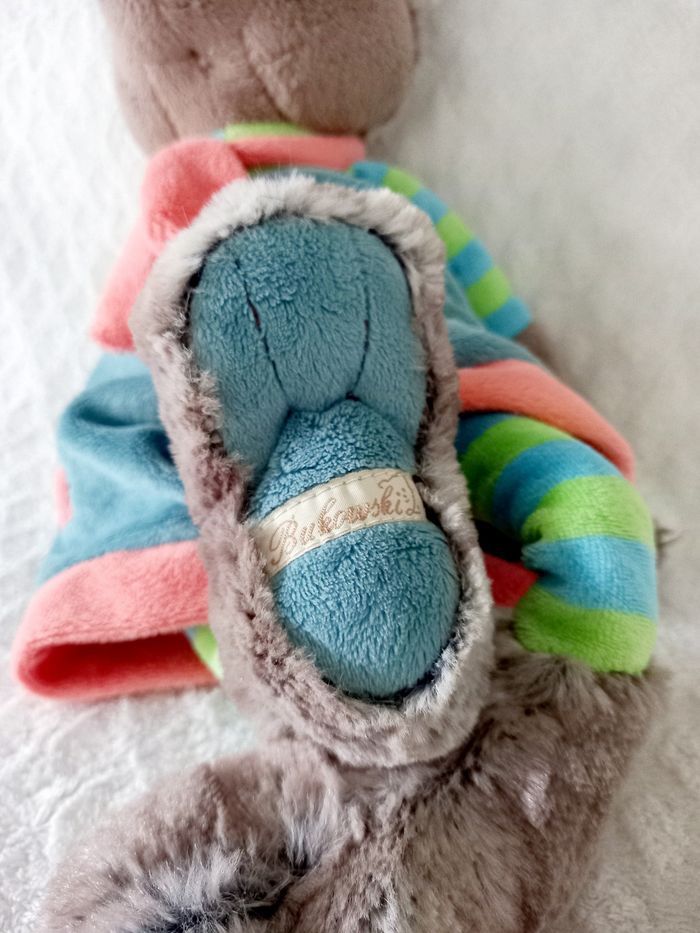 Peluche doudou loup Bukowski - photo numéro 3