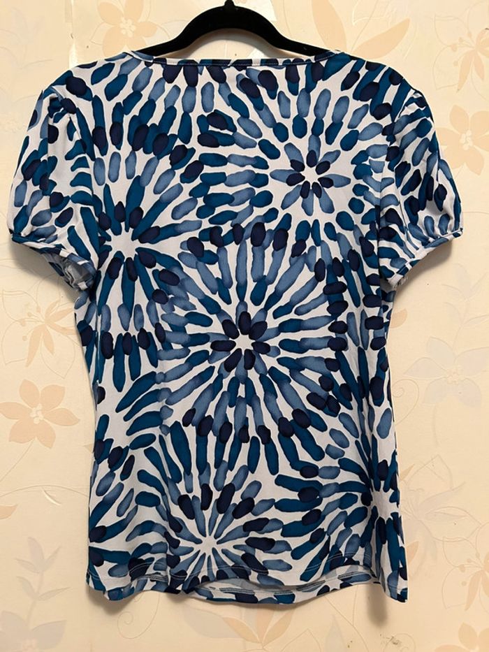 T-shirt bleu 38/40 - photo numéro 7