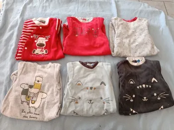 6 pyjamas 3mois