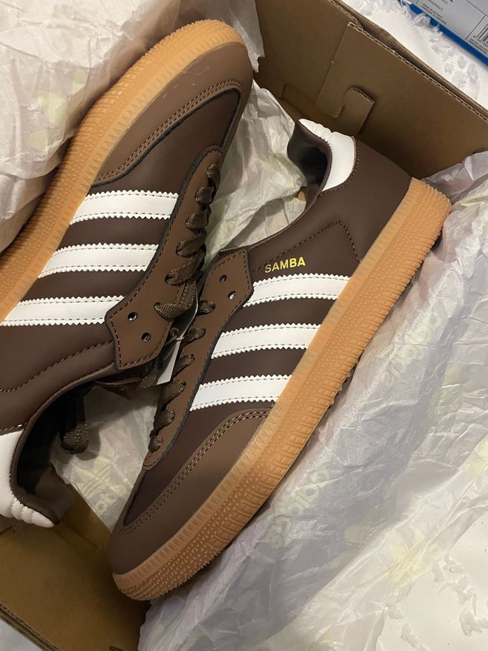 Adidas Samba marron - photo numéro 2