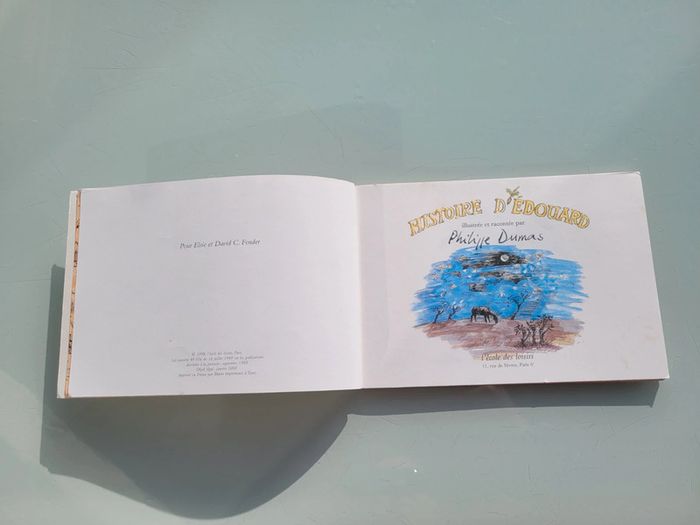 Livre couverture souple l'école des loisirs : Histoire d'Edouard, Philippe Dumas (58) - photo numéro 4