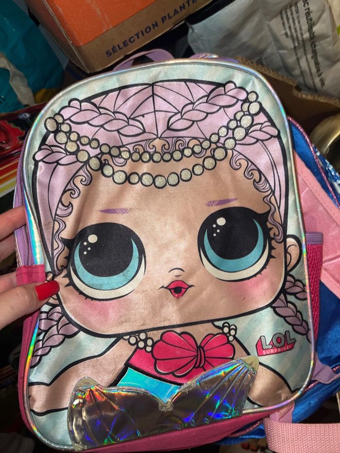 Sac à dos MGA poupée lol surprise sirène cartable enfant fille - photo numéro 4