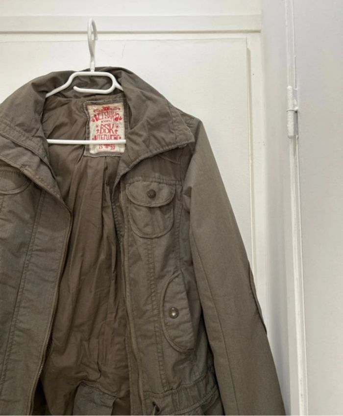 Veste Bershka Kaki taille S - photo numéro 3