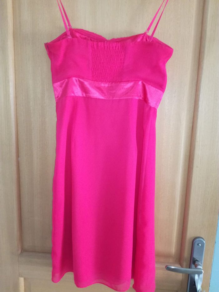 Robe rose bustier ou bretelles - photo numéro 3