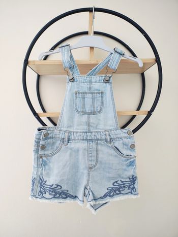 18 24 mois 2 ans salopette short en jean Zara 92 cm