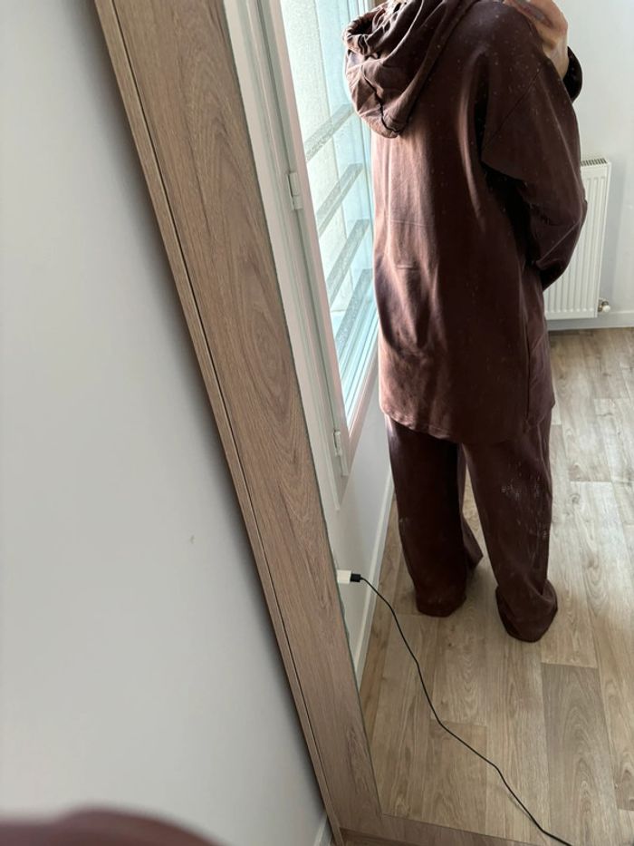 Ensemble sportswear chocolat S - photo numéro 3