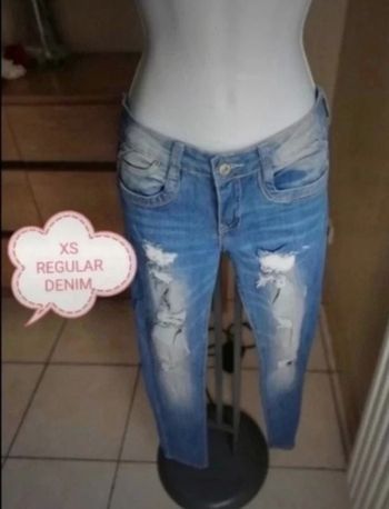 Jeans troué femme 34