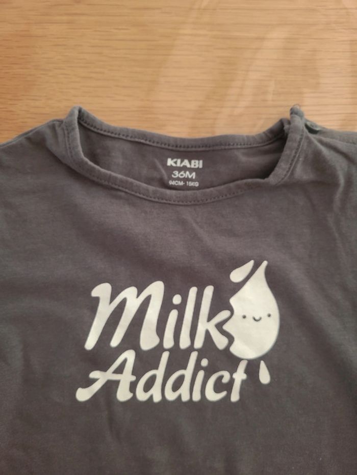 T-shirt manches longues 36mois kiabi - photo numéro 2
