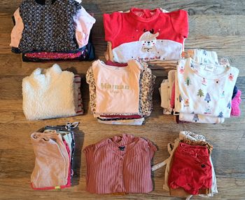Lot de vêtements fille automne hiver 23 mois 24 mois 2 ans