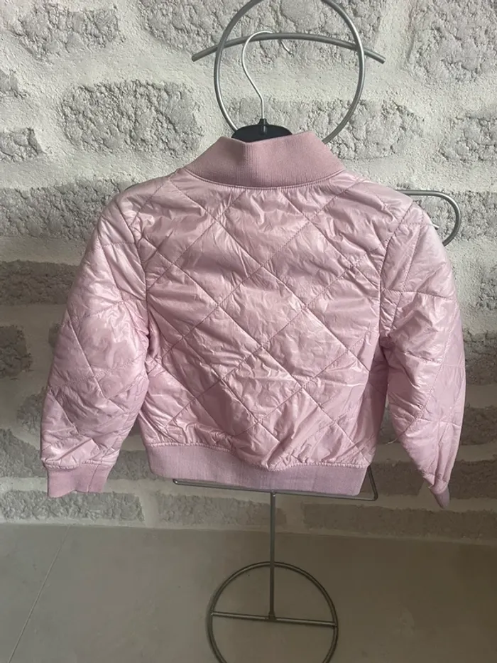 Blouson veste printemps été fille rose tissaia 6ans - photo numéro 3