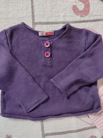 Pull fille 3 ans