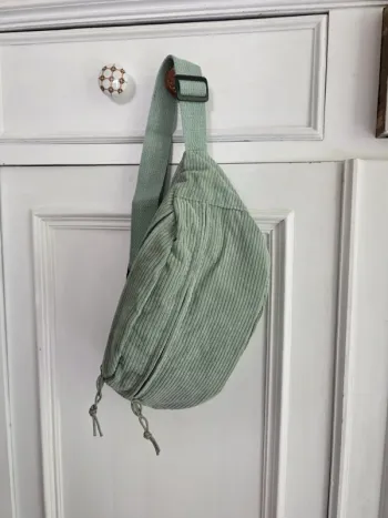 Banane verte en velours – style et volume garanti 💚