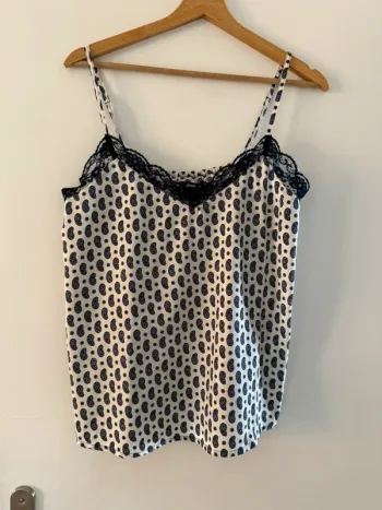 Top bretelle motif bandana