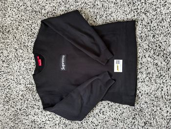 Supreme Crewneck Box Logo Black FW18