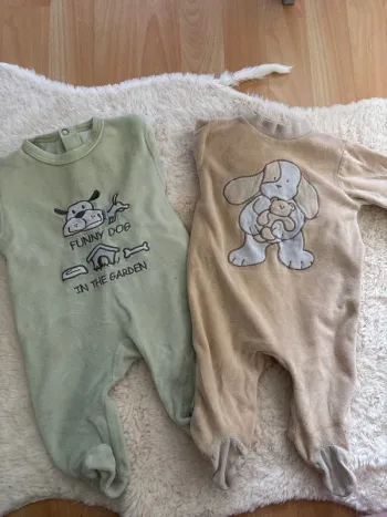 lot de 2 pyjamas en velours