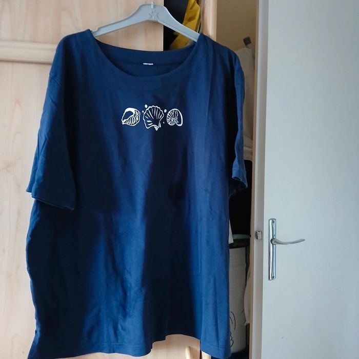 Tee-shirt femme bleu marine - photo numéro 2