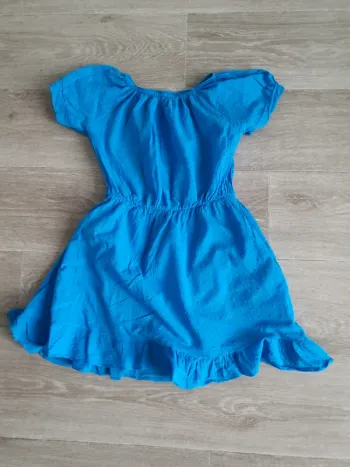 Robe bleue taille 4 ans