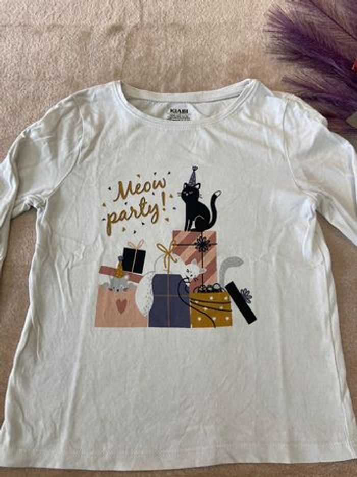 Teeshirt manches longues fille 6 ans - photo numéro 2