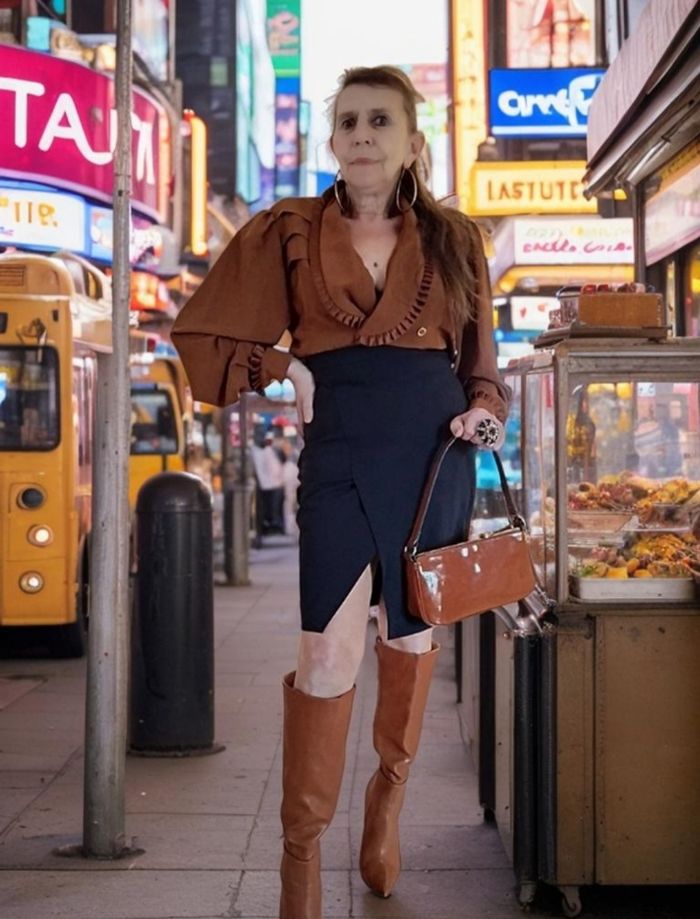 Jupe Tailleur ZARA vintage fendu - photo numéro 2