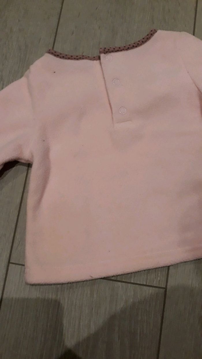 Pull polaire rose - photo numéro 3