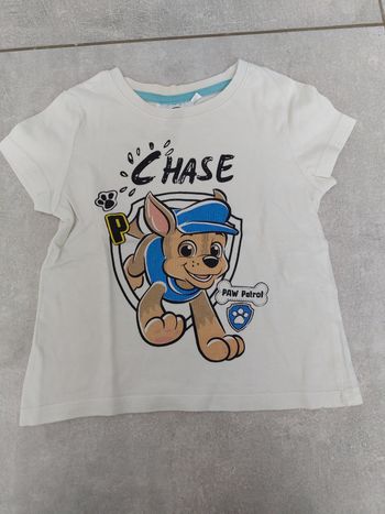 Tee-shirt kiabi patte patrouille 